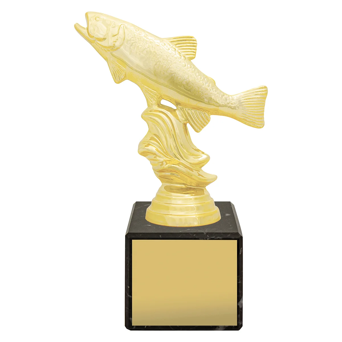y8103a-gold Gold marble column - trout with plastic / marble construction