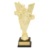 x556a-gold Gold marvel go kart with plastic construction