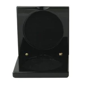 Black medal case with res / ilient construction