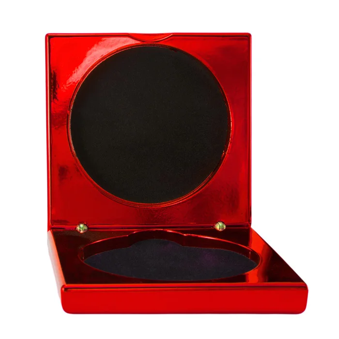 1404-2er-electric-red Electric red medal case with res / ilient construction