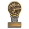 -gold Silver / gold mini ikon - pistol with resin construction