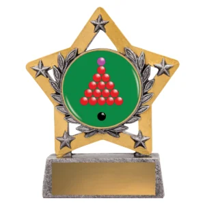 Silver mini star colour - snooker with resin construction