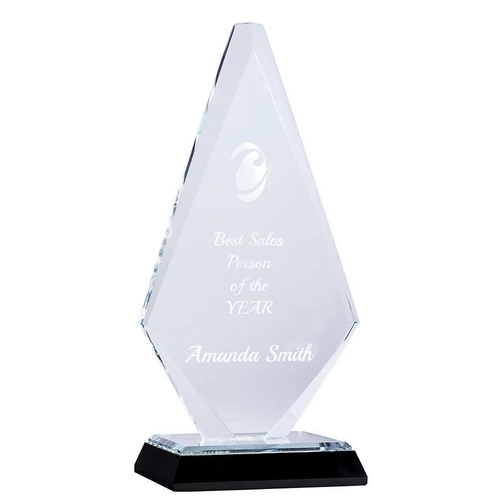mbg-02a-clear Clear mirror base glass-arrowhead with glass construction