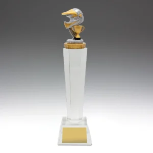 Motocross crystal with crystal construction