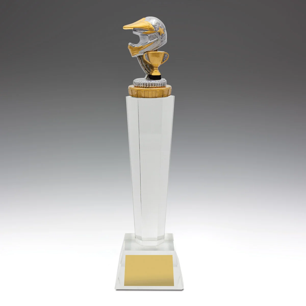 uc68a-grey-bg Motocross crystal with crystal construction