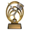 21386c-gold Gold motorsport halo with resin construction