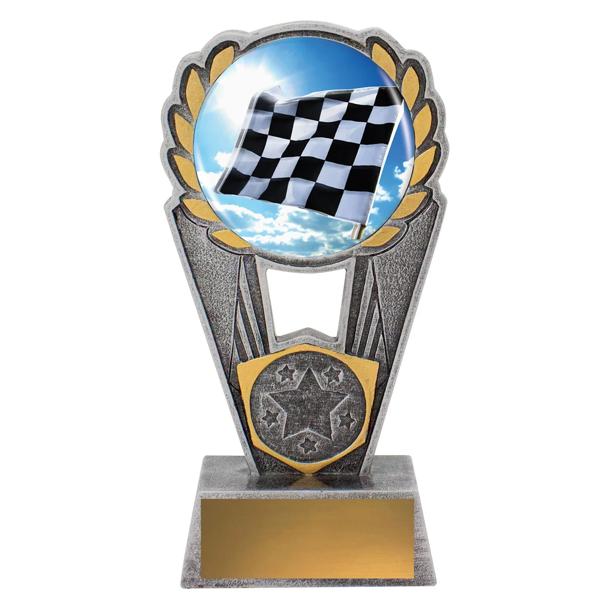 psc841a-silver Silver motorsport polaris - colour with resin construction