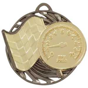 Gold motorsport vortex with metal construction