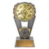 -gold Silver / gold music polaris with resin / metal construction