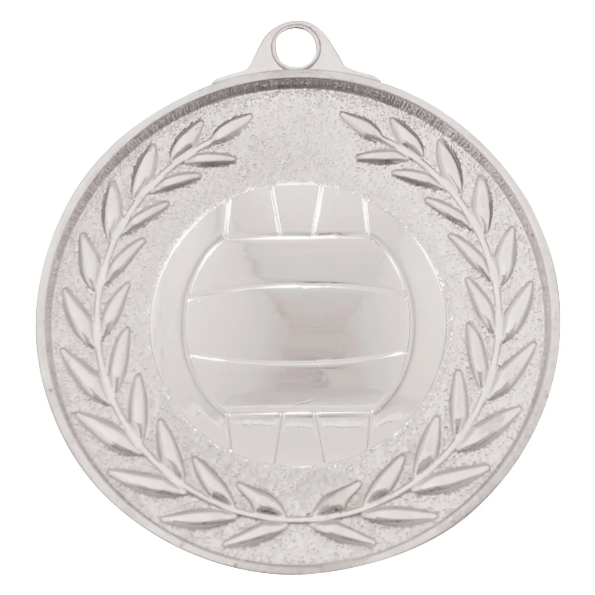 mx911s-silver Silver netball classic wreath with metal construction