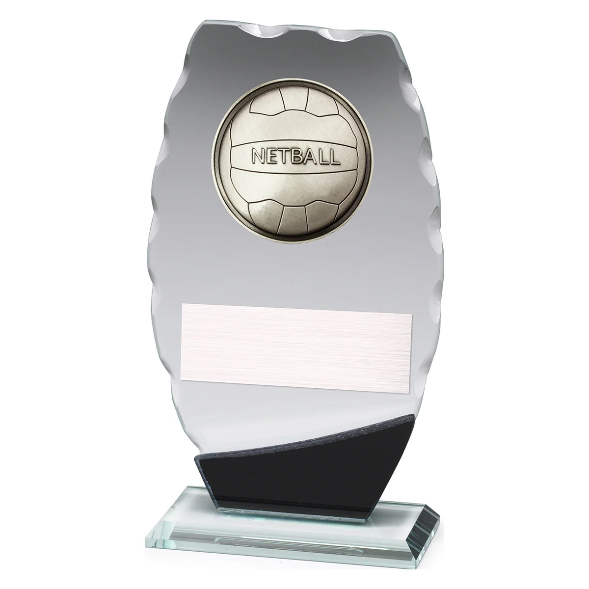 wm791a Netball clipped oval with glass construction