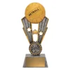 a1403aa-silver Silver netball fame with resin construction
