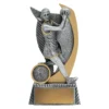 a3191b-silver Silver netball warrior with resin construction