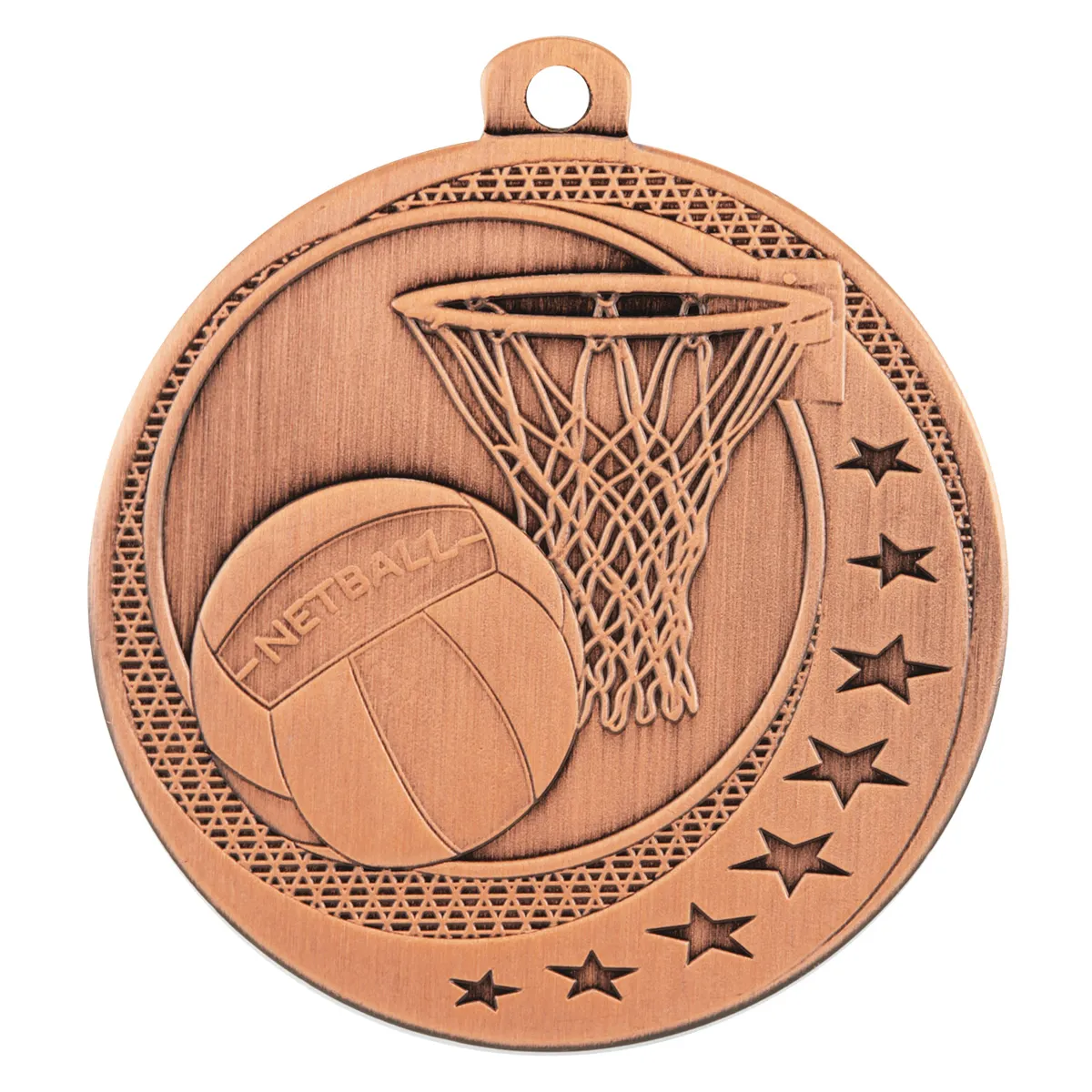 mw911b-bronze Bronze netball wayfare with metal construction