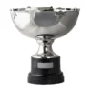 npb-bob320-silver Silver nickel plated cup on base with nickel plated brass construction