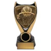 -gold Black / gold nova - basketball with resin construction