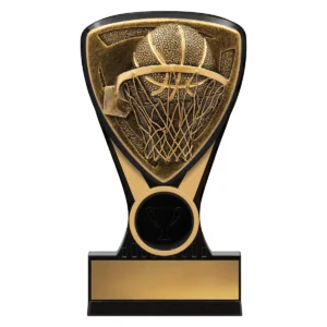 Black / gold nova basketball mini with plastic construction