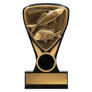 Black / gold nova fishing mini with plastic construction