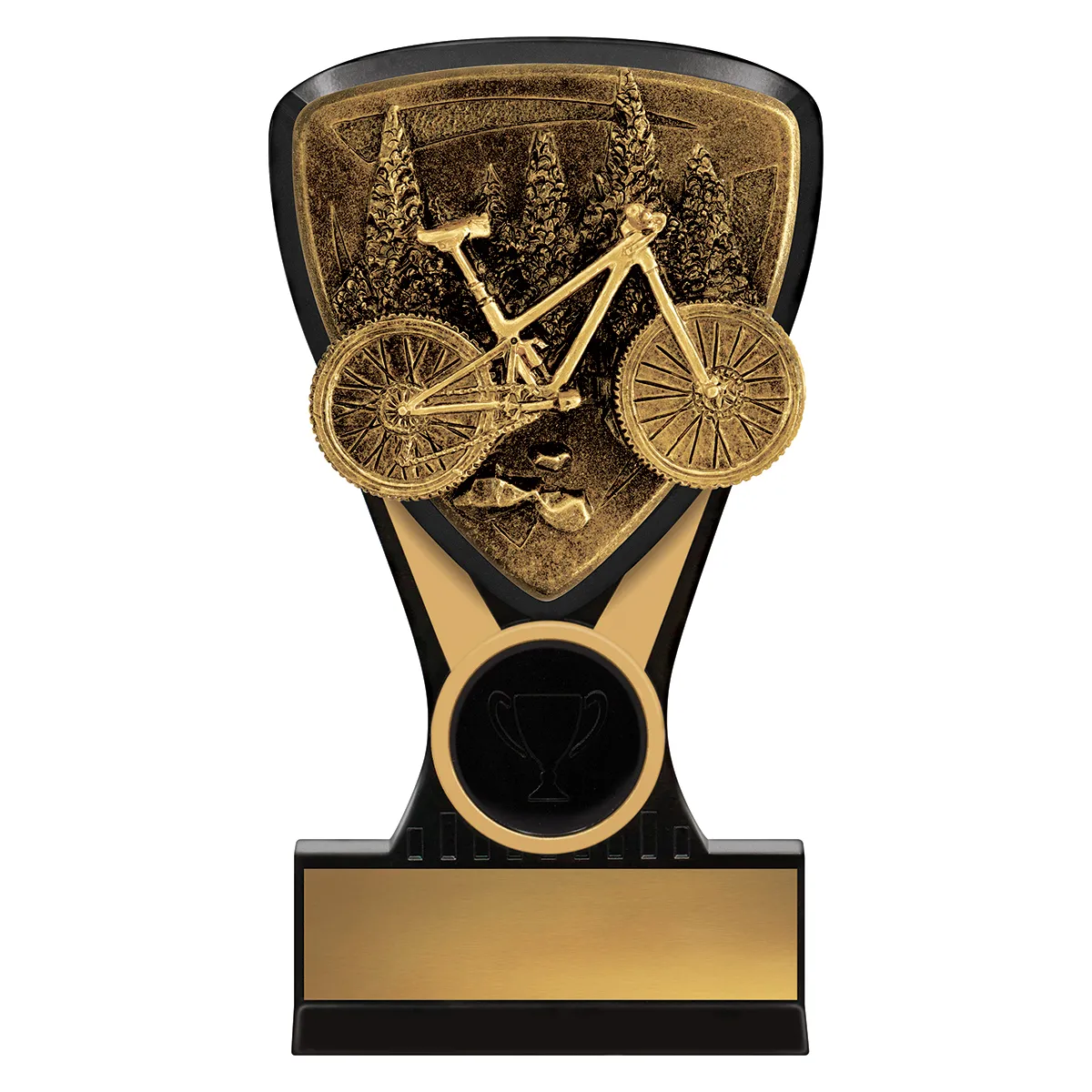 -gold Black / gold nova mini - trail bike with plastic construction