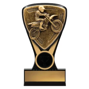Black / gold nova motocross mini with plastic construction