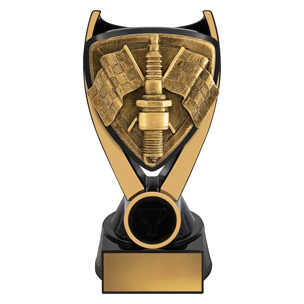 -gold Black / gold nova - spark plug with resin construction