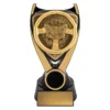 Black / gold nova - steering wheel with resin construction