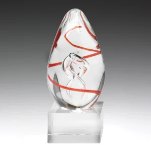 Red origin with glass construction