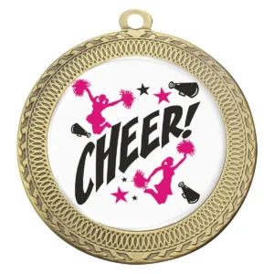 Gold ovation - cheer with metal construction