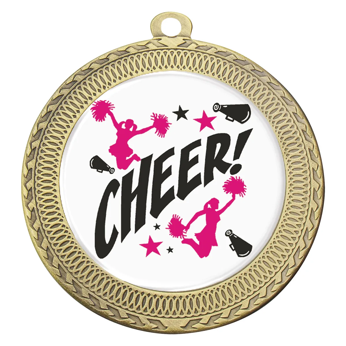 Gold ovation - cheer with metal construction