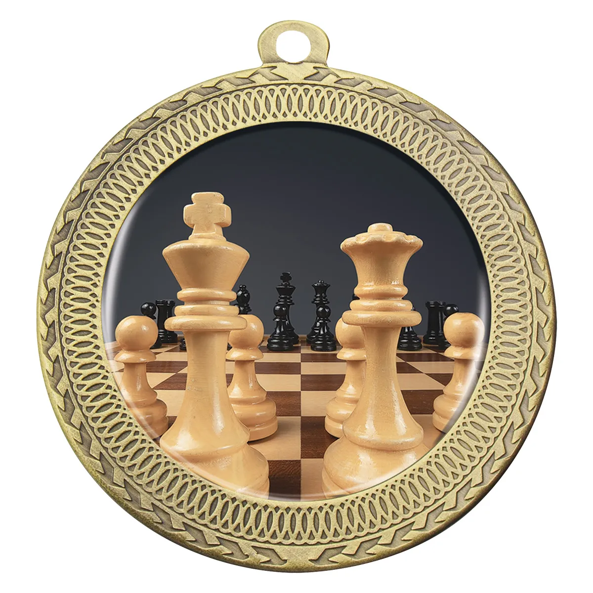 mvn782g-gold Gold ovation - chess with metal construction