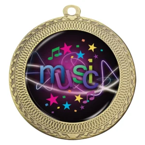 Gold ovation - music with metal construction