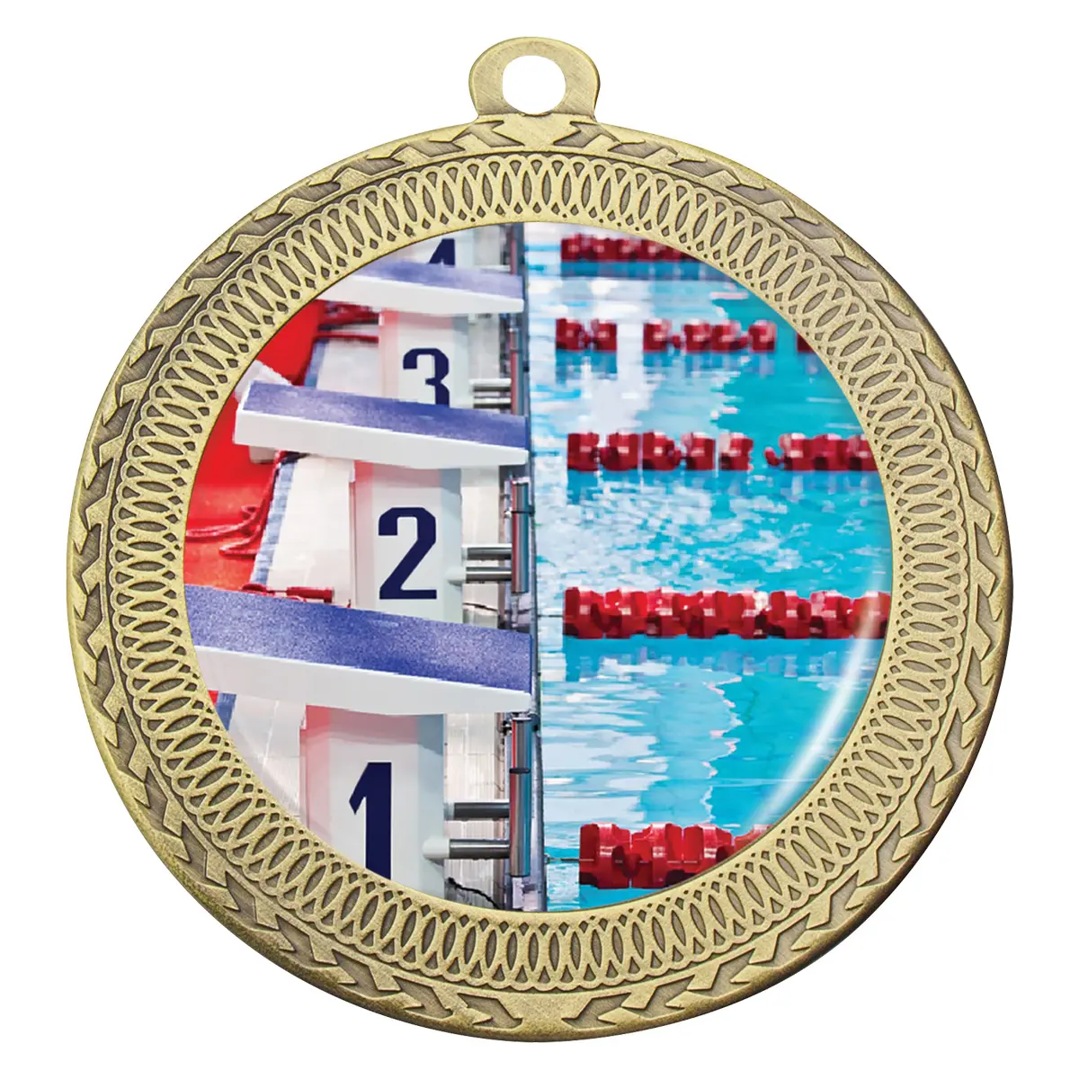 mvn201g-gold Gold ovation - swim with metal construction