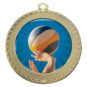 Gold ovation - volleyball with metal construction
