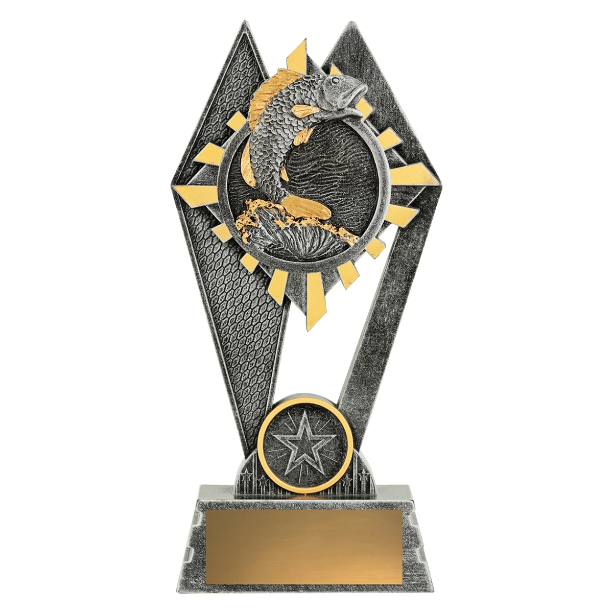 p203a-silver Silver peak - fishing with resin construction