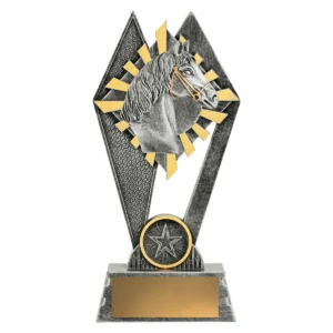 Silver peak - horse with resin construction