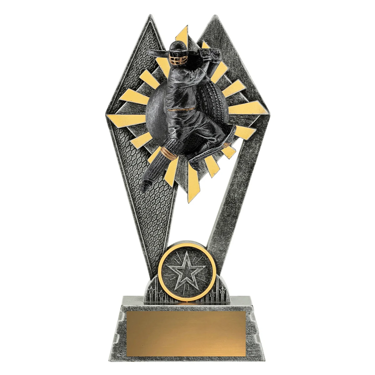 p241a-silver Silver peak - male batting with resin construction