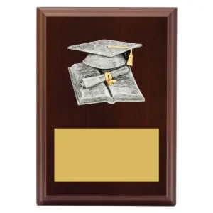 Walnut peak plaque academic with timber construction