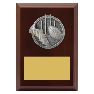 Walnut peak plaque aussie rules with timber construction