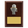 lpf434a-walnut Walnut peak plaque basketball with timber construction