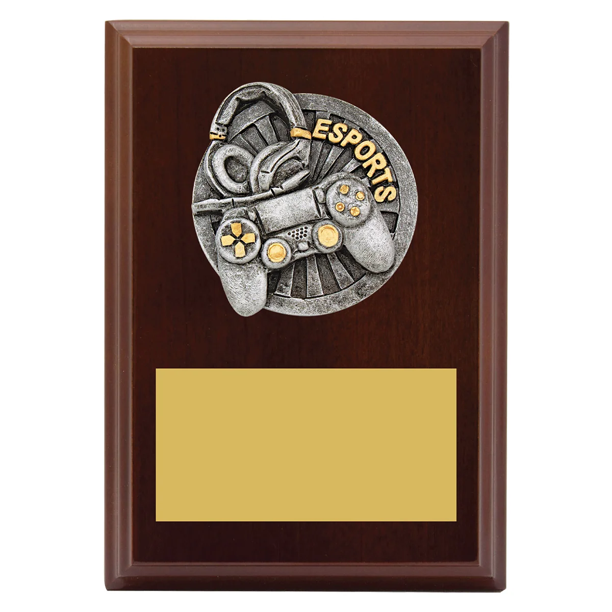 lpf498a-walnut Walnut peak plaque esports with timber construction