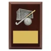 Walnut peak plaque hockey with timber construction