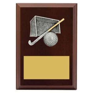 Walnut peak plaque hockey with timber construction