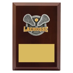 Walnut peak plaque lacrosse with timber construction