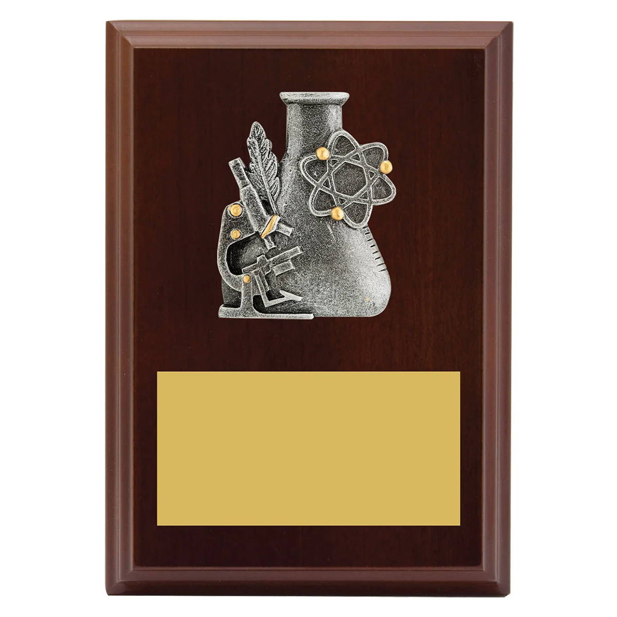 lpf419a-walnut Walnut peak plaque science with timber construction