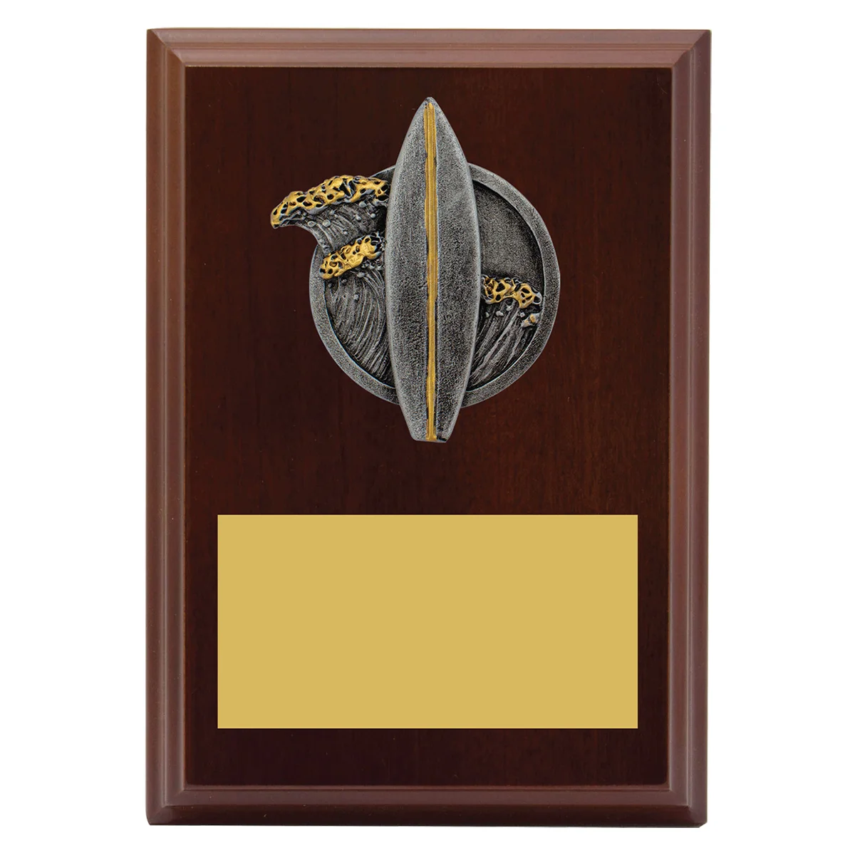 lpf457a-walnut Walnut peak plaque surfing with timber construction