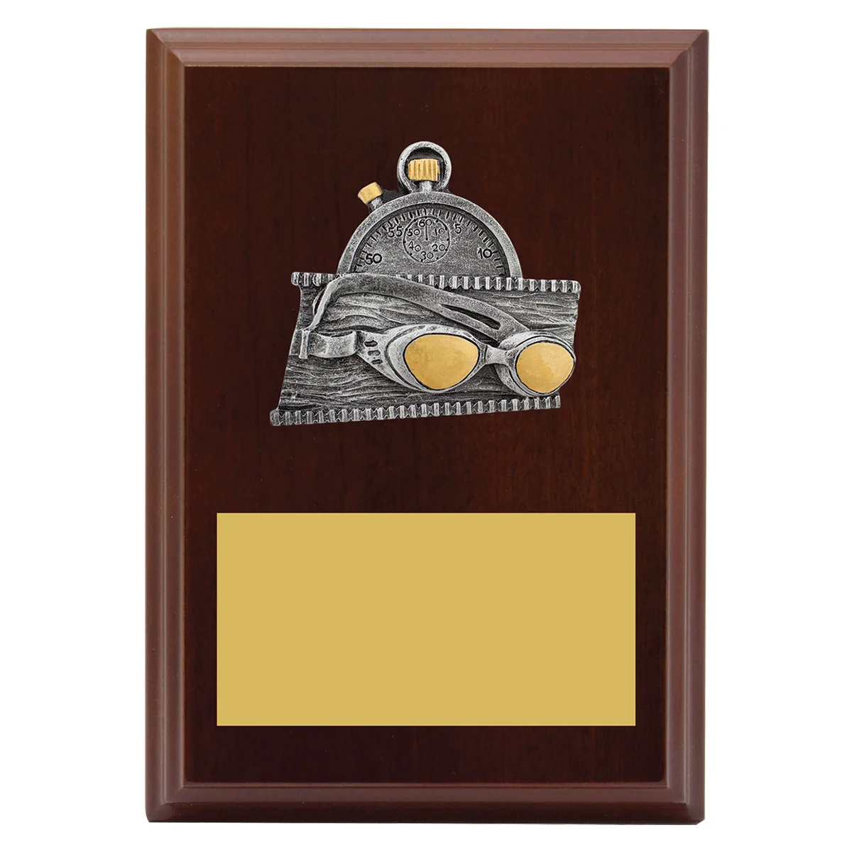 lpf430a-walnut Walnut peak plaque swim with timber construction