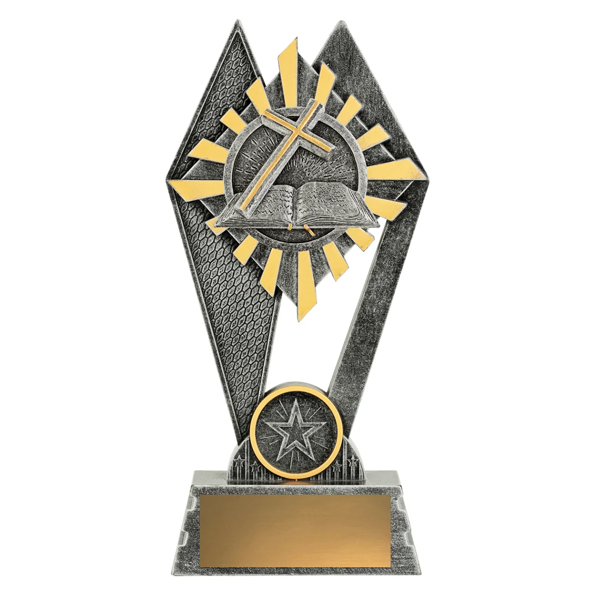 p299a-silver Silver peak - religion with resin construction