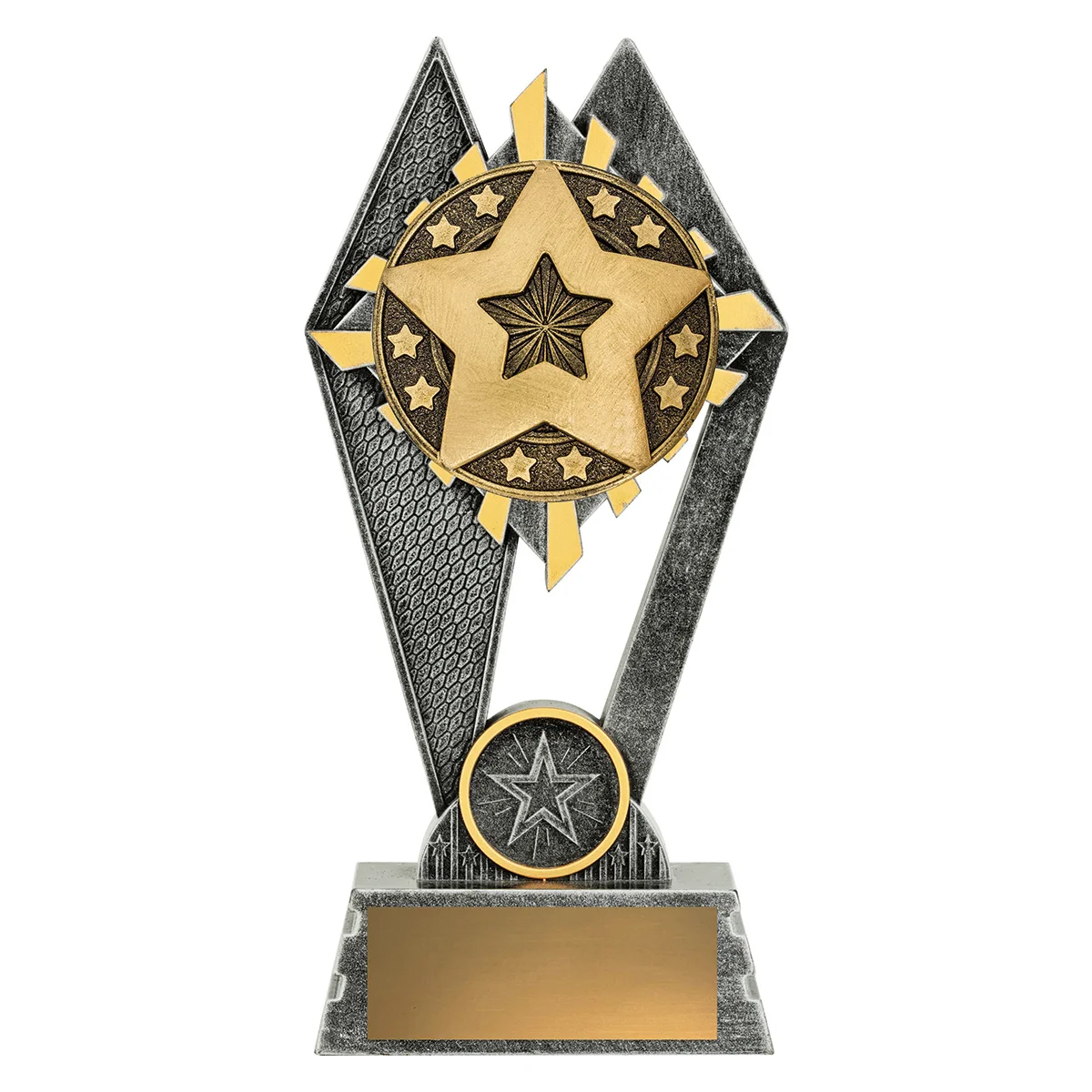 Silver peak - star with resin construction
