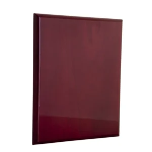 Rosewood plaque with timber construction