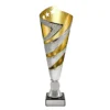 -gold Silver / gold portofino cup with plastic / marble construction